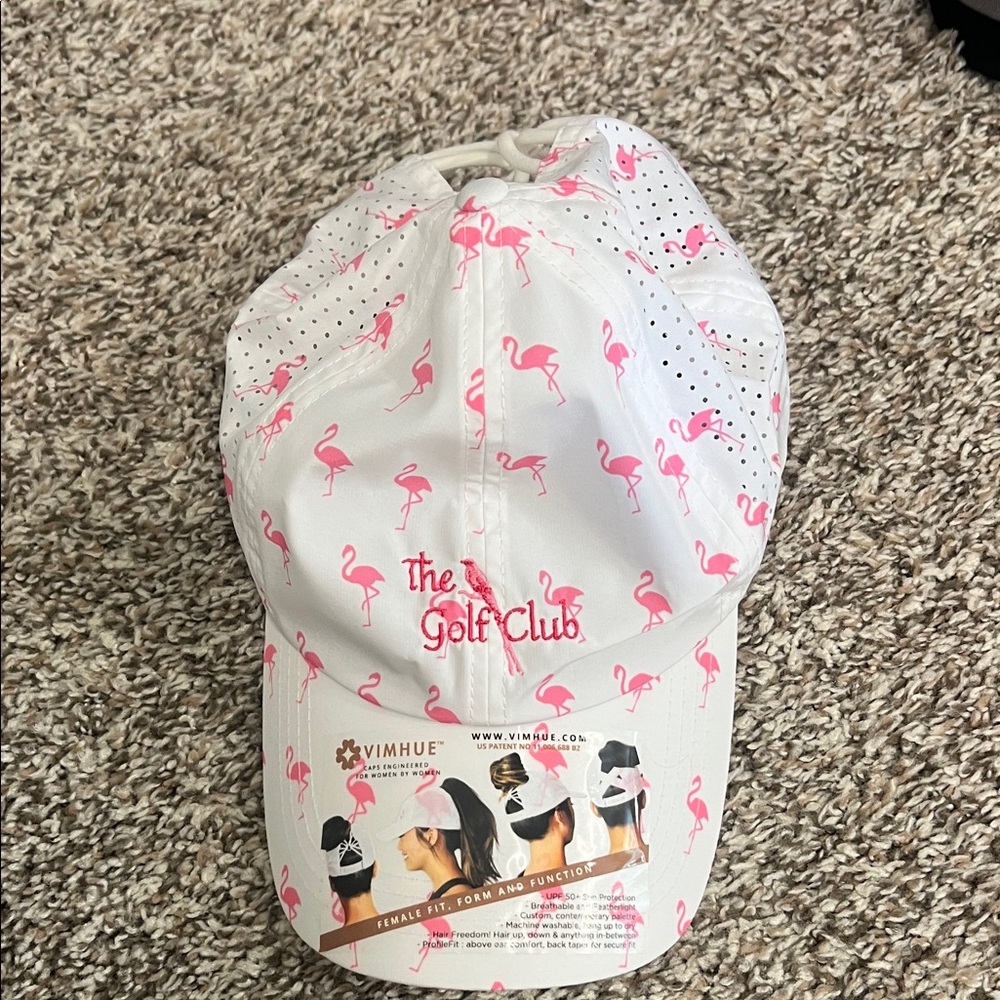 Women's Pink Flamingo Golf Hat